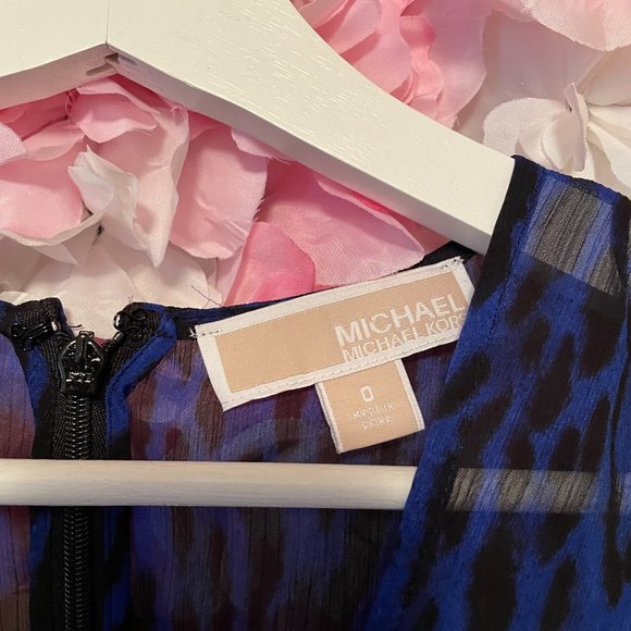 Michael Kors Leopard Print Dress Sz 0 - Picture 5 of 9